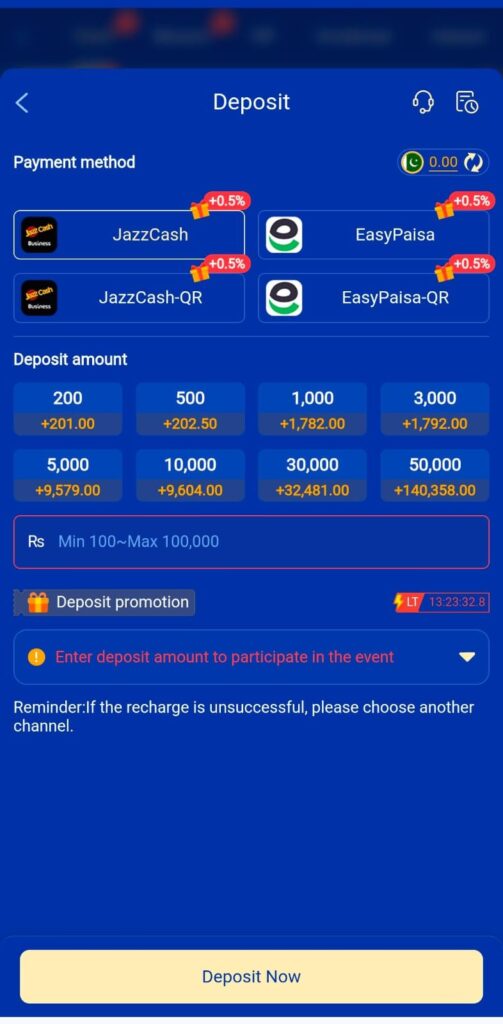 TC777 Game Deposit