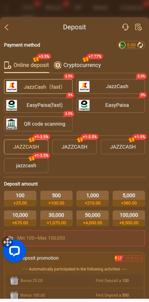 Win1313 Game deposit